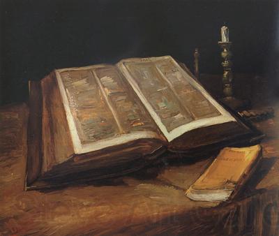 Vincent Van Gogh Still Life with Bible (nn04) Germany oil painting art